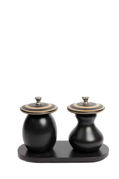 Duo black mills black with laminated handles